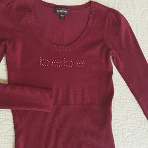 Burgundy sweater
